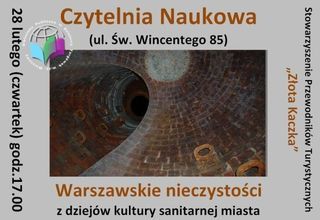 Z dziejów kultury sanitarnej Warszawy