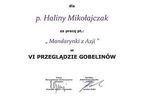 Halina Mikołajczak za pracę „Mandarynki z Azji”