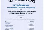 Wyróżnienie dla pana Jana Czerwińskiego i zespołów