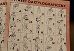Fragment alfabetu daktylograficznego