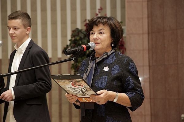 V Rajd Szlakiem Hymnu 2013 - uroczyste podsumowanie w Urzędzie Dzielnicy Targówek