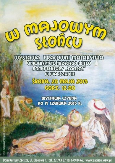 Wystawa UTW: W majowym słońcu