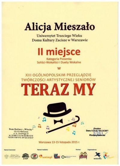 Alicja Mieszało znów na podium