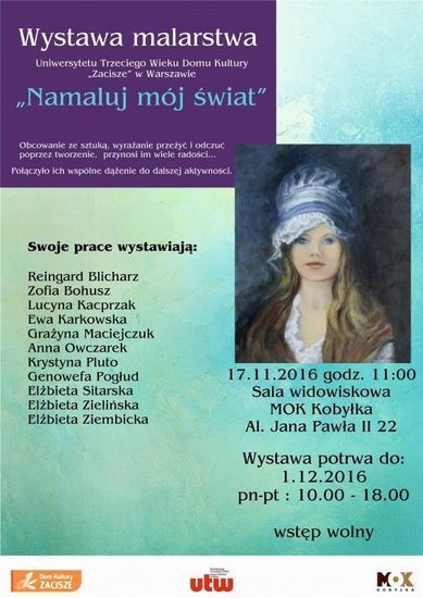 Wystawa UTW: Namaluj mój świat...