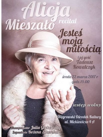 Recital Alicji Mieszało: Jesteś moją miłością