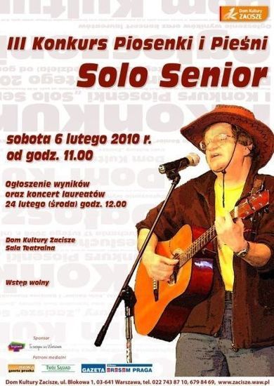 SOLO Senior – III Konkurs Piosenki i Pieśni
