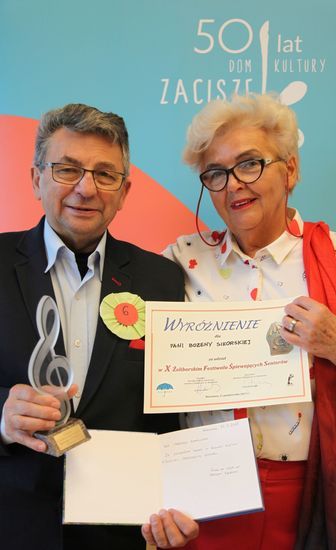 Gratulacje dla Bożeny Sikorskiej i Tadeusza Kowalczyka